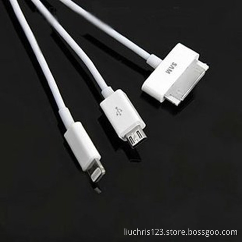 3 in 1 usb data cable